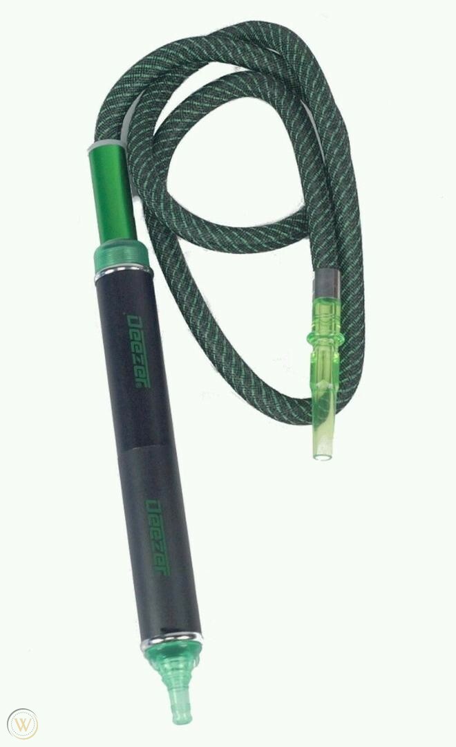 DEEZER ICE HOSE Freezable Silicone Freeze Cold Smoke Houka Hookah Shisha GREEN