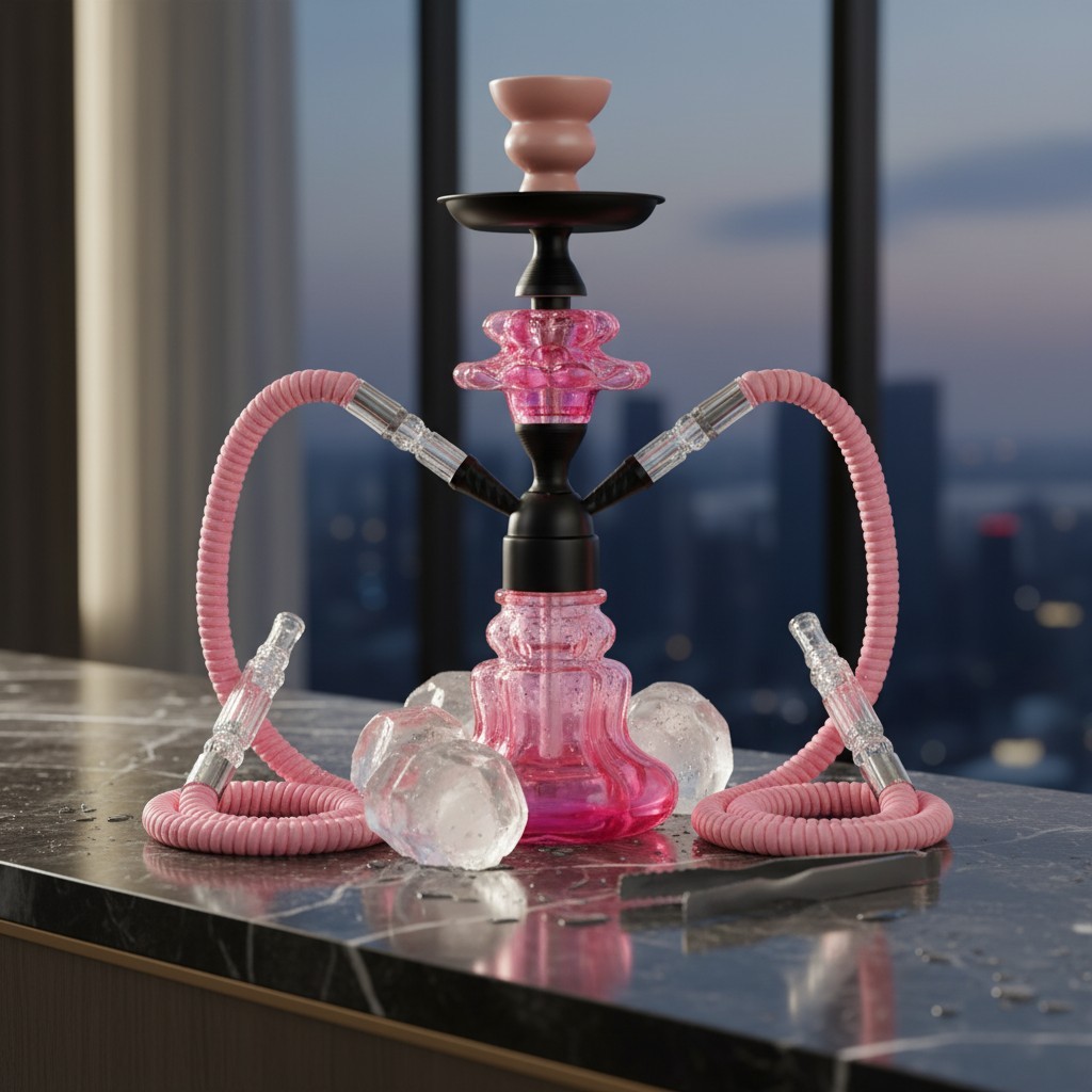 Hookah Set With Everything 14 » Shisha Hookah Complete Set – Glass Flower Vas…