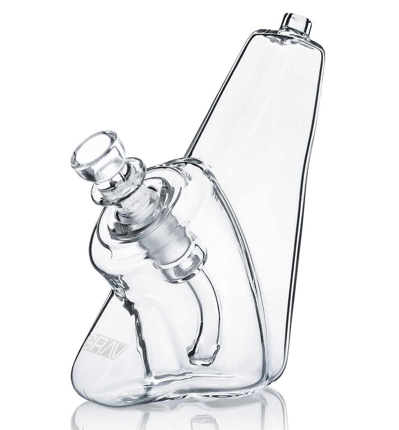 Grav® Labs Wedge Bubbler Premium Glass Water Pipe BONG Hookah Free Shipping*USA*
