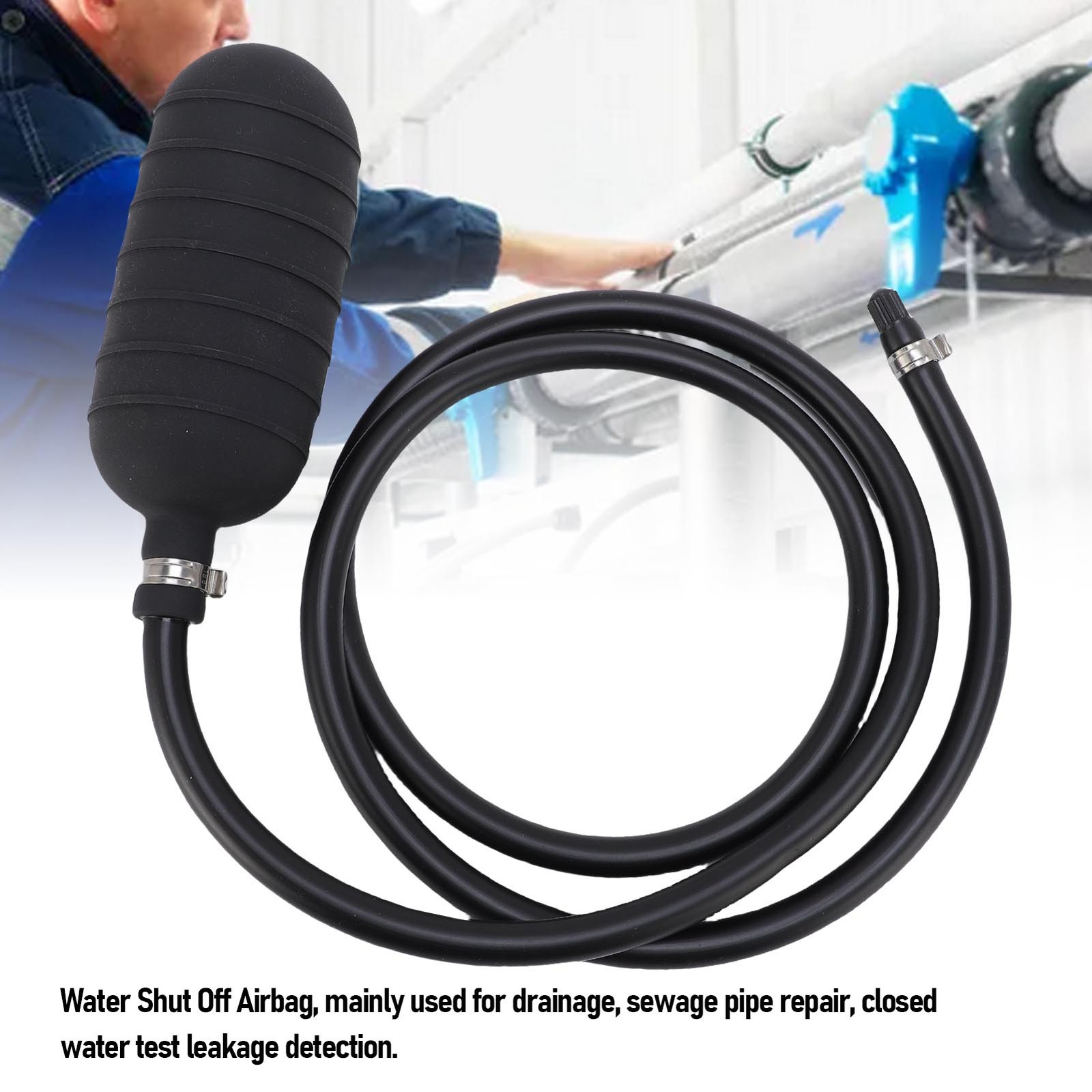 70mm Water Shut Off Airbag PVC Inflatable Pipe Plug Closed Water Test Airbagˇ