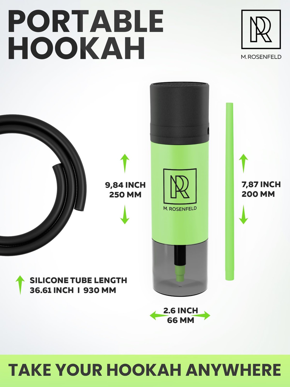 Car Hookah Set for Travel – Car Hookah with Accessories, Personal Hookah Cup