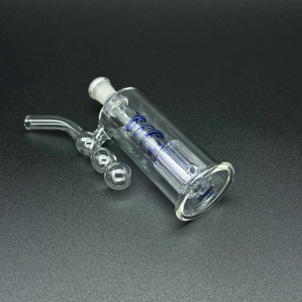 4&Prime; Mini Glass Bong Filter Pyrex Hookah Recycler Water Pipe Smoking Bubbler