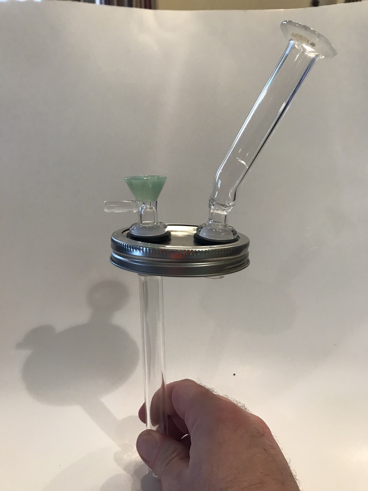 DIY Mason Jar Bong Kit 14mm WideMouth Everything But Jar 64oz Bubbler Water Pipe