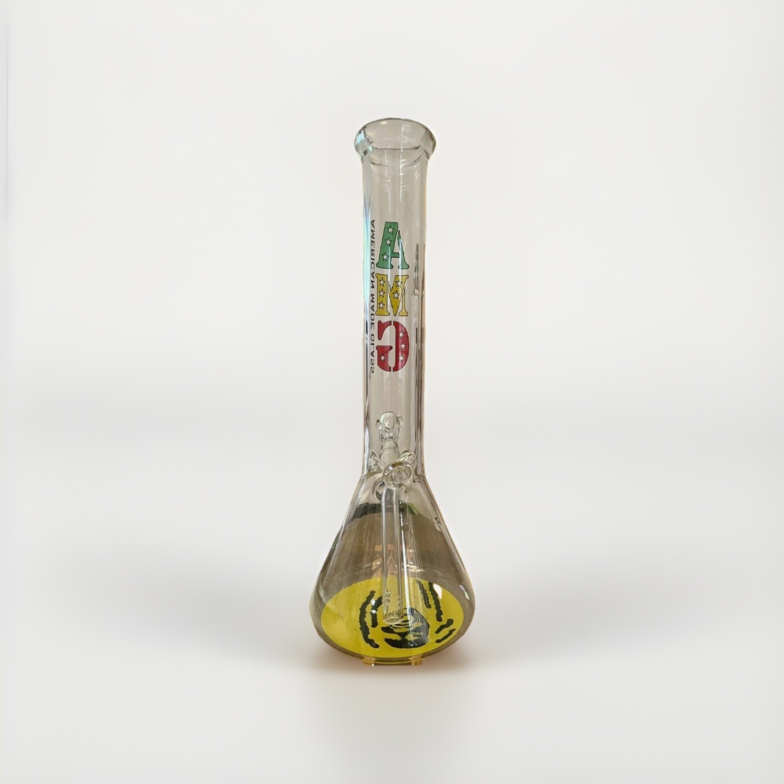 AMG 14&Prime; BEAKER 5MM WITH RASTA MARLEY PRINT