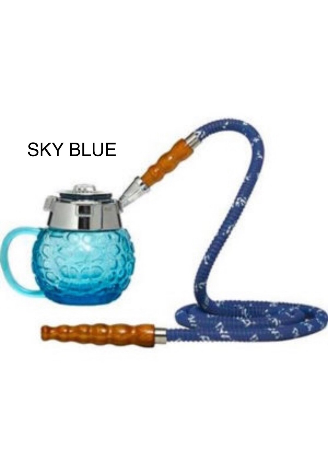 Mya Coppa Hookah , Cute Mini Single Hose Mug Shisha Set ,5 inch, No Foil Needed,
