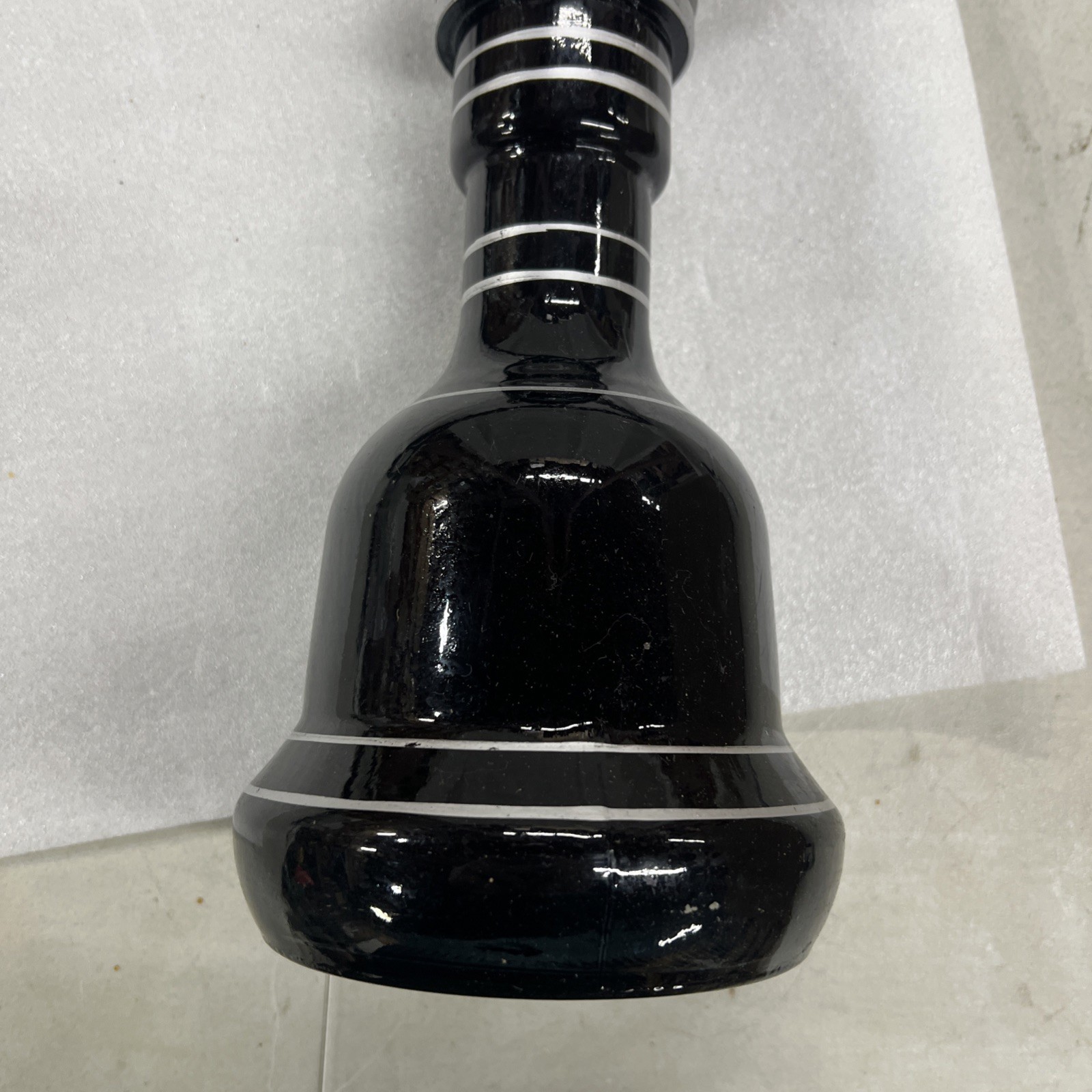 Black Hookah Shisha Water Pipe with Hose – No Bowl – For Part