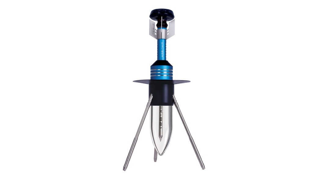 20.5&Prime; Hookah Caliber Water Pipe Sturdy Durable Heavy Glass Shisha Bong BLUE NEW
