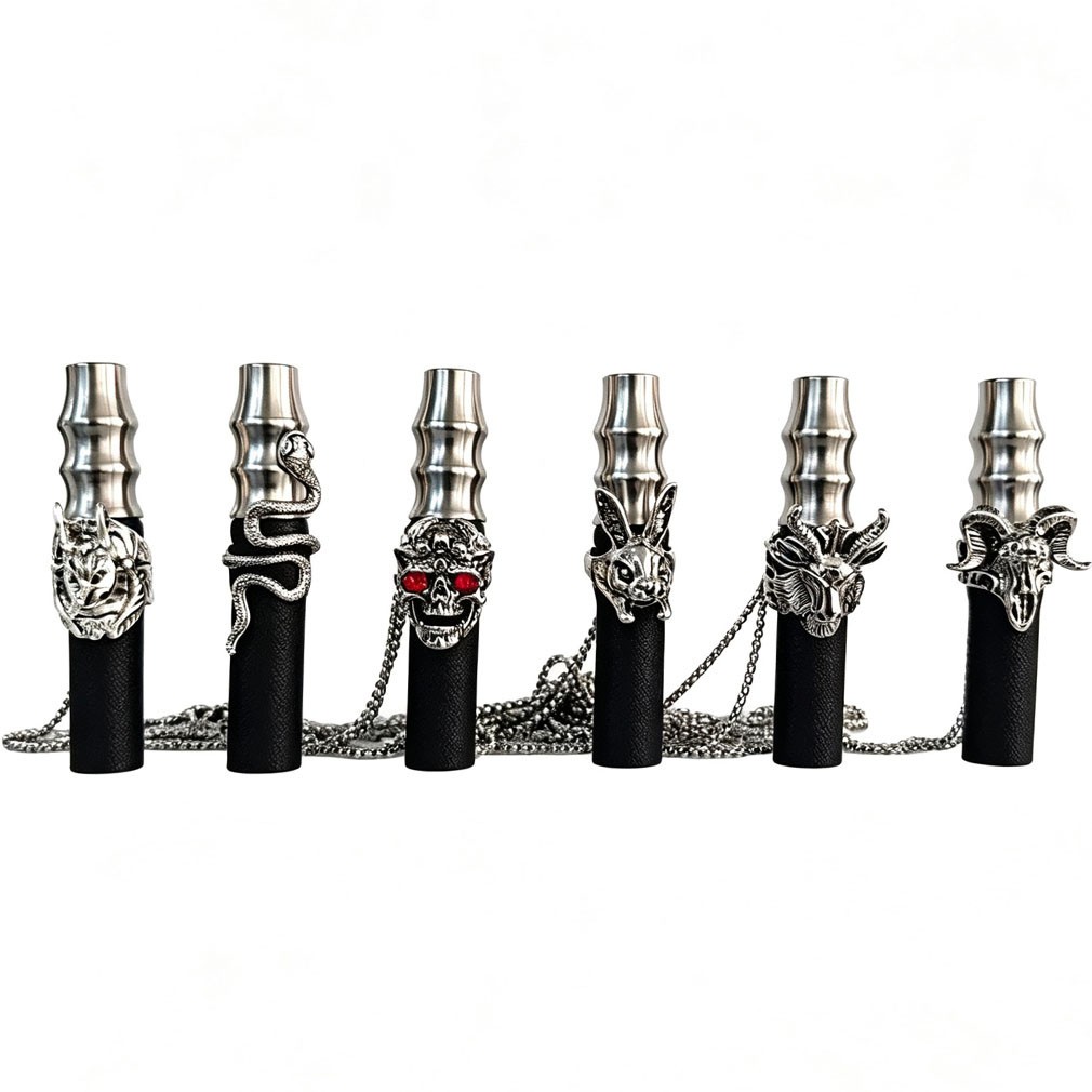 Shisha/Hookah Mouthpiece with Necklace Chain,Personal Reusable Smoking Nozzle