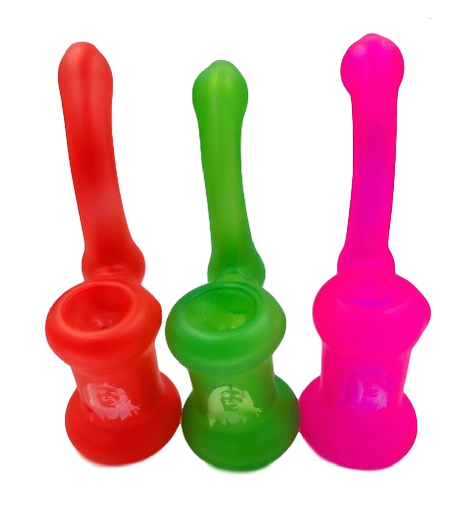 Premium 6inch One Luv Marley Glass Bubbler Water Pipe Hookah Glass NEW