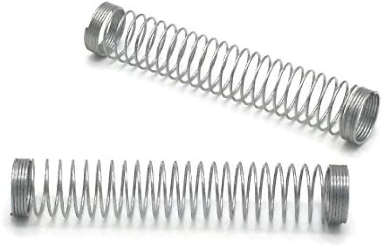 Elegant Silver Shisha Hose Springs Set – 2PCS for Enhanced Hookah Performance