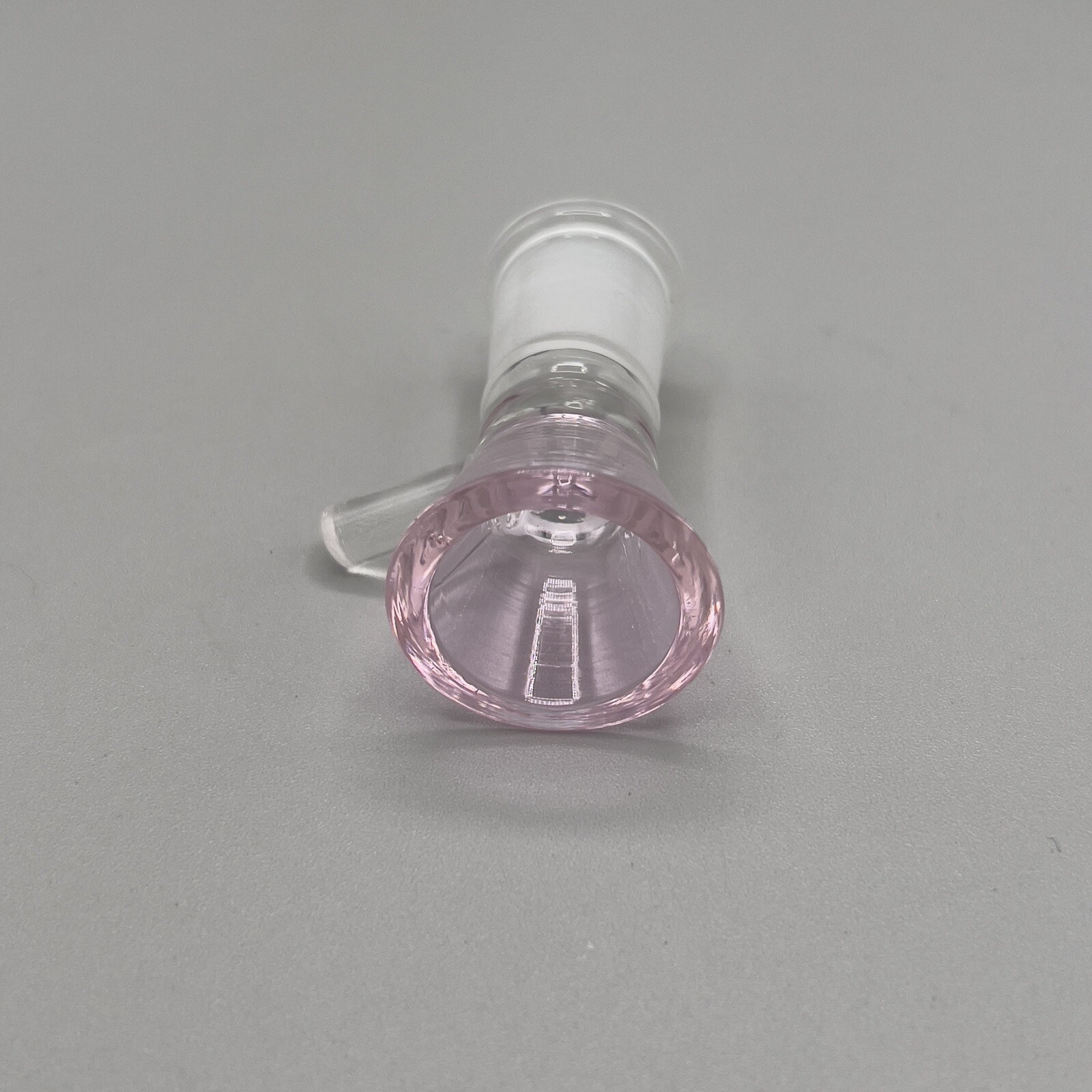 14mm Female Glass Bowl Slide for Water Pipe Bong Hookah – Pink Thick Funnel