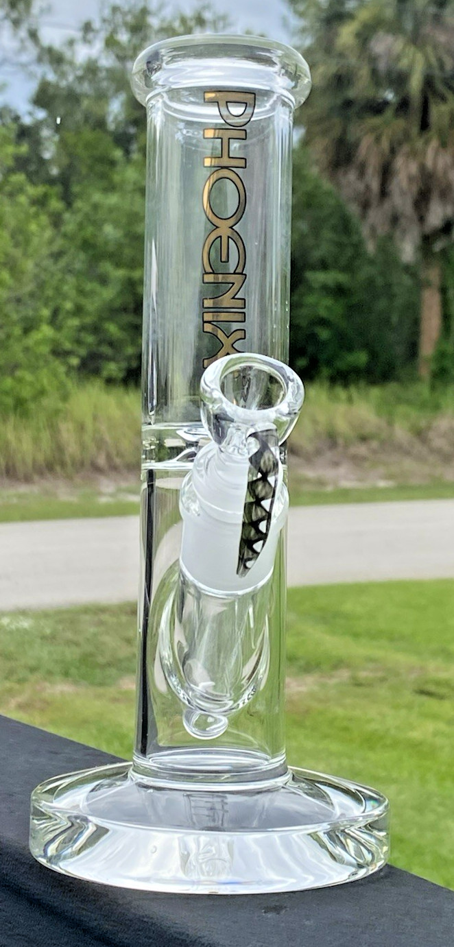 THICK 7mm 9.5&Prime; Phoenix Star Glass Bong ICE Pinch Thick 4.2&Prime;Base Custom 14mm Bowl