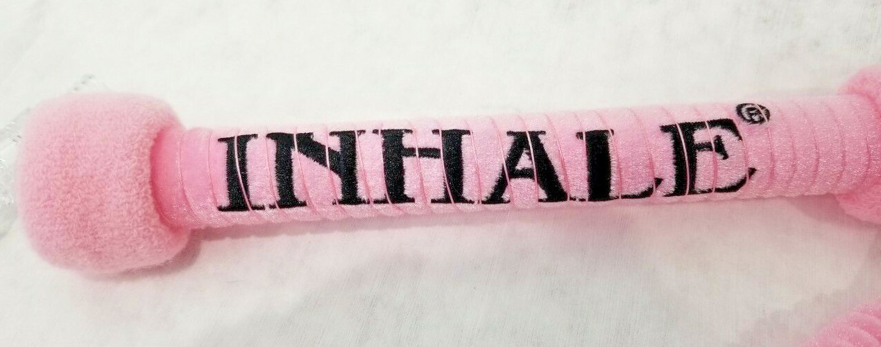 INHALE®️ 78’’ LONG Washable Heavy Duty Velvet Egyptian Style Hookah Hose PINK