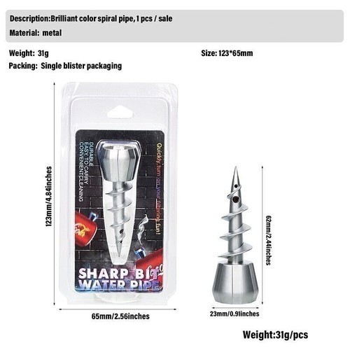 Colorful Metal Screw Hookah Bowl (1 Piece) – Durable Waterpipe Smoking Accessory