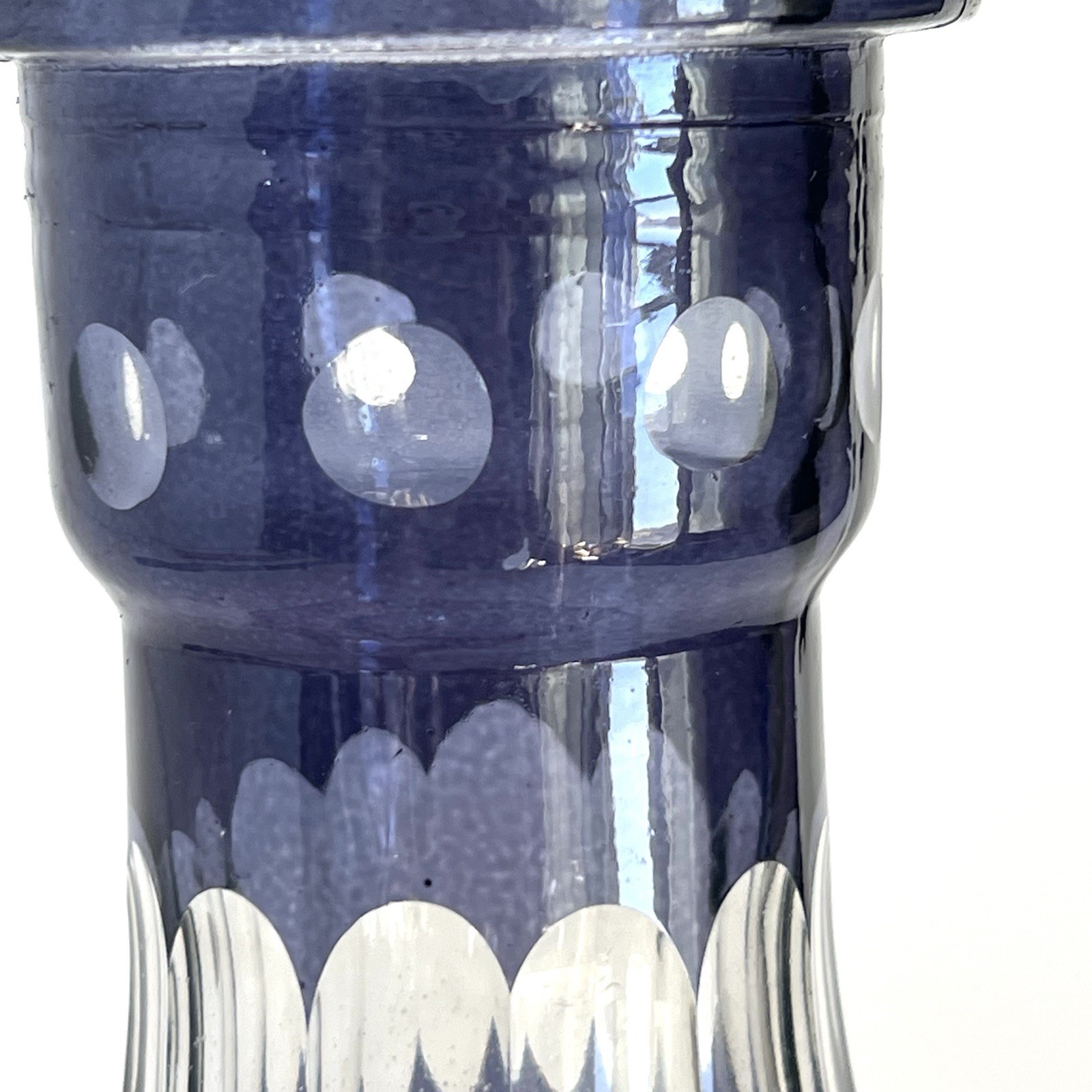Hooka Glass Vase Modern Hookah Base Shisha Nargila Blue Design Vase Boho