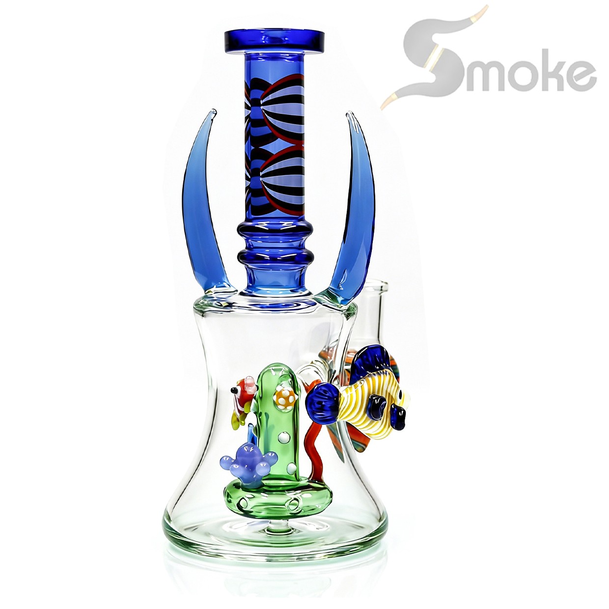 7INCH Glass Bong and Water Pipes Tobacco Smoking Perc Bongs W/ 14mm glass bowl