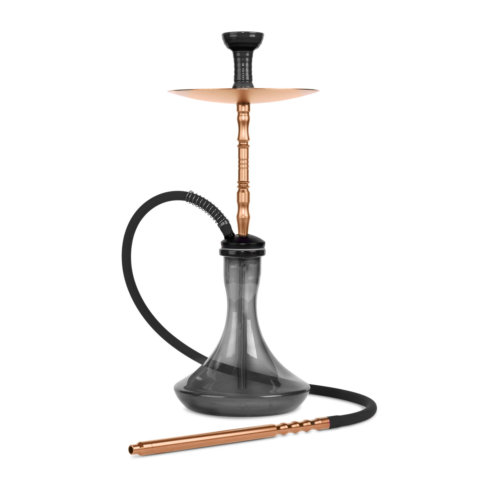 23&Prime; Rose Gold Amira Smoke Staxx Hookah Unique Purge Shisha Nargile SHIPS FROM US