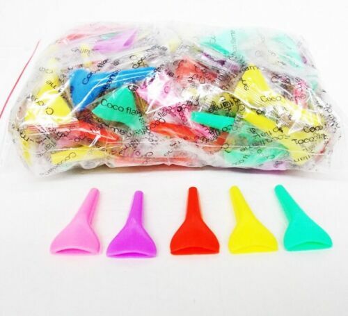 500 MALE Hookah Pipe Disposable Mouth Tips Assorted Multi Color Hygenic Wrapped