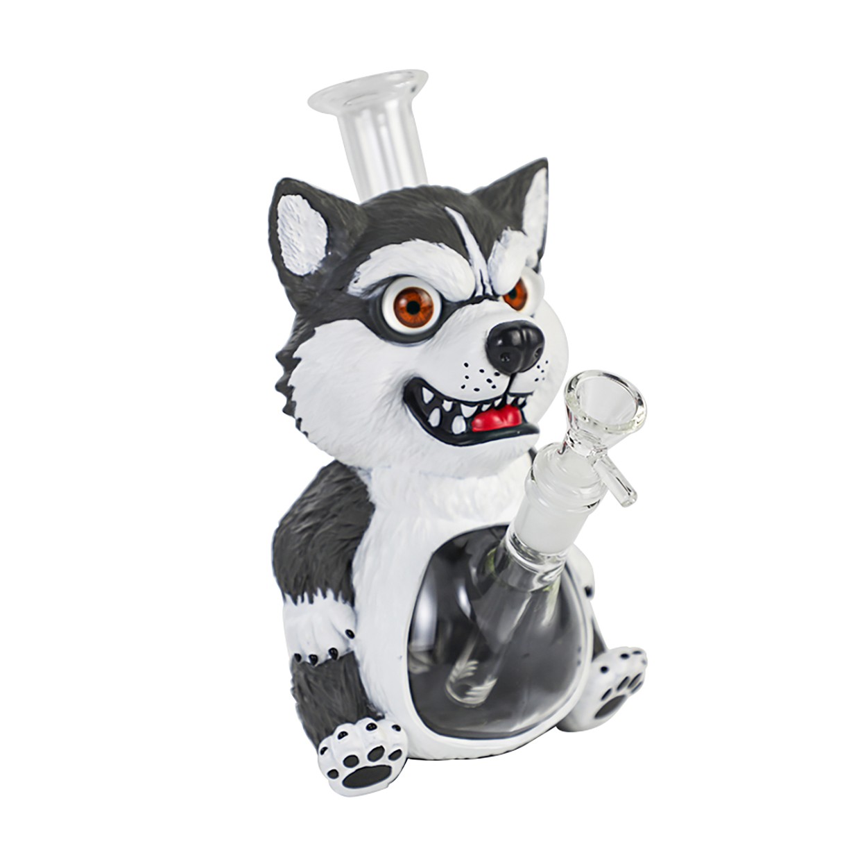 Husky 9 » Glass Bong and Water pipes Tobacco Smoking Bubbler Hookah w/14mm bowl