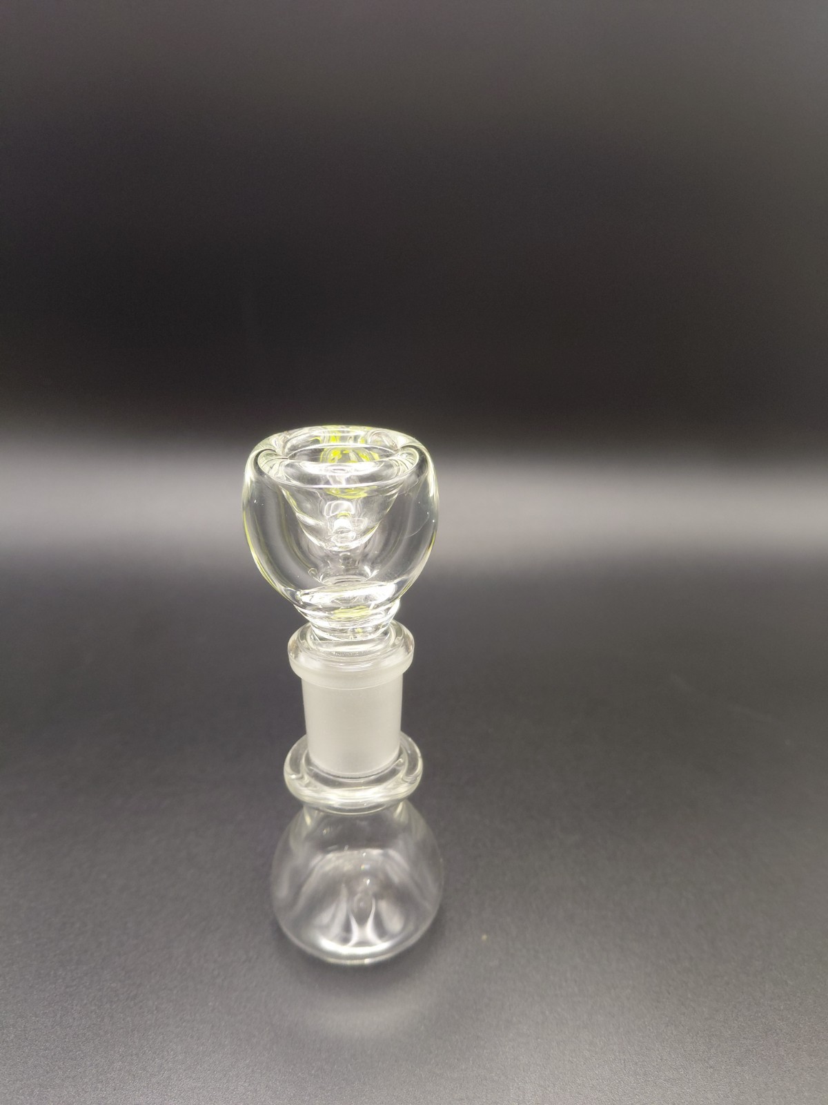 14mm Male Glass Bong Bowl Piece w Frog