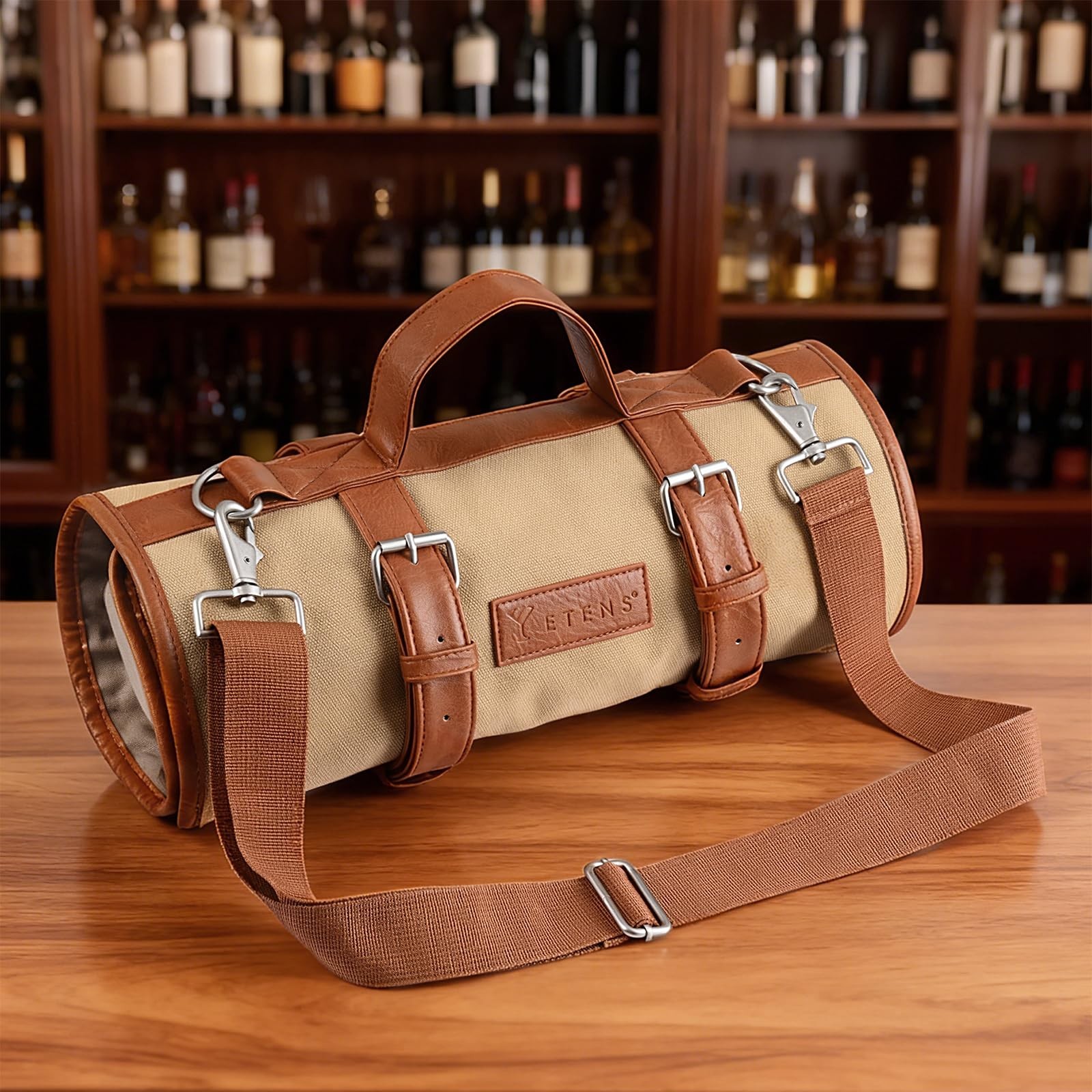 Etens 22 Piece Travel Bartender Kit with Bag, Portable Stainless Steel Profes…