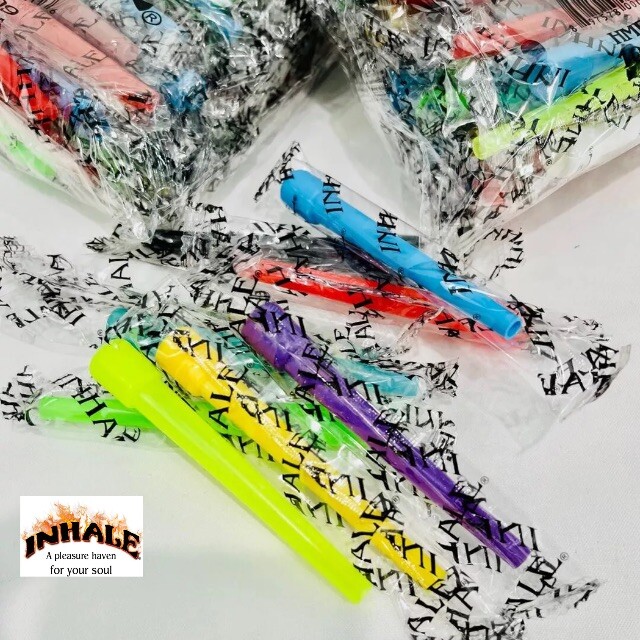 500 PCS LARGE 3.5&Prime; INHALE® HIGH QUALITY DISPOSABLE HOOKAH WATERPIPE MOUTH TIPS