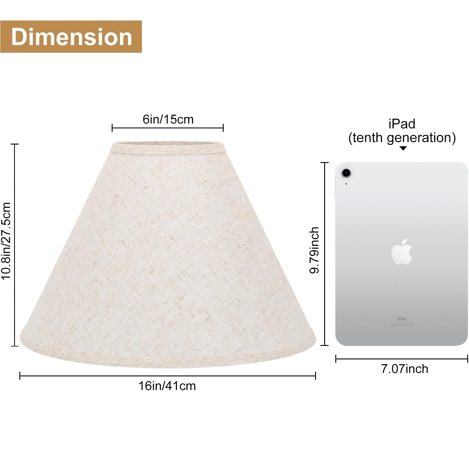 Seaside Village Empire Lamp Shades Set 2, 6&Prime; Top X 16&Prime; Bottom X 10.8&Prime; High