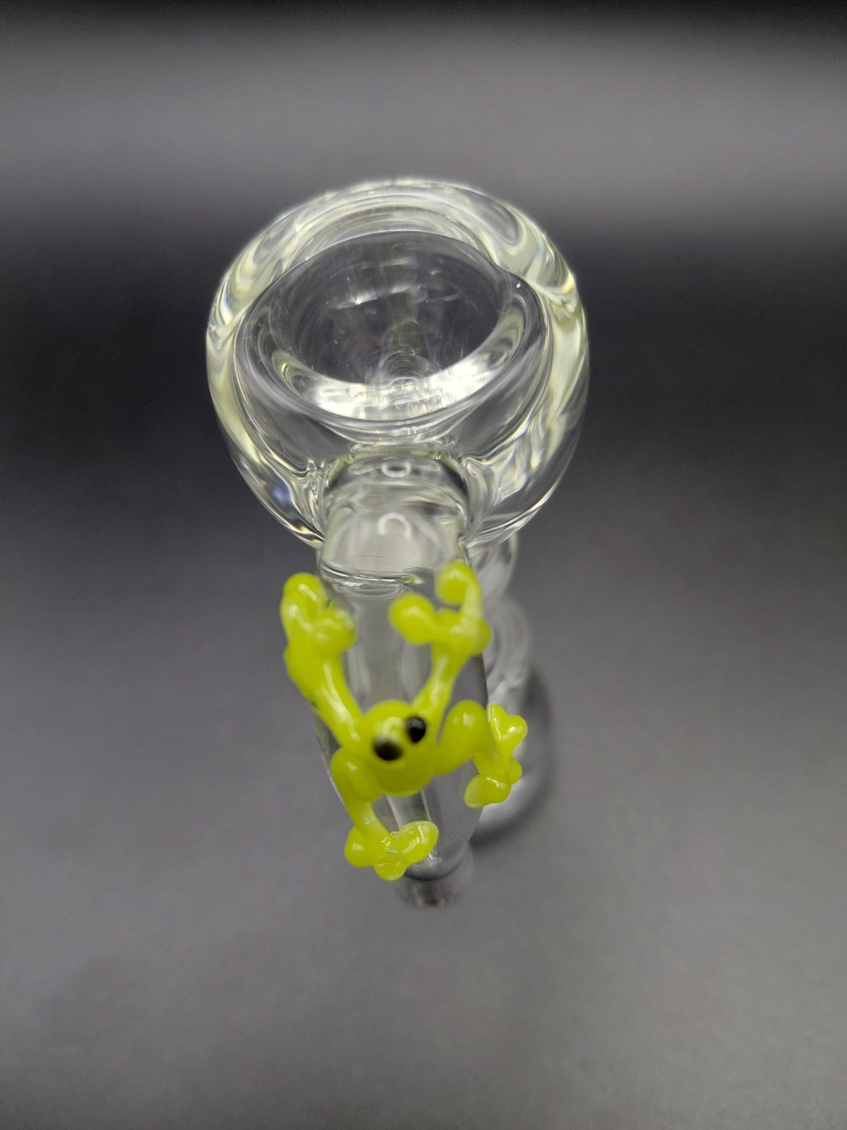 14mm Male Glass Bong Bowl Piece w Frog