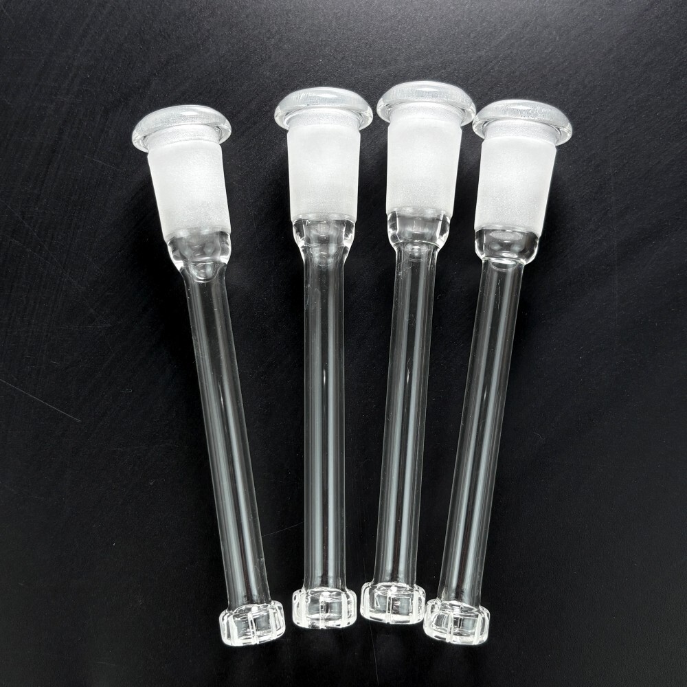 2PCS 5 » Glass Downstem Showerhead 14mm Male Down Stem For Bowl Glass Bong Pipe