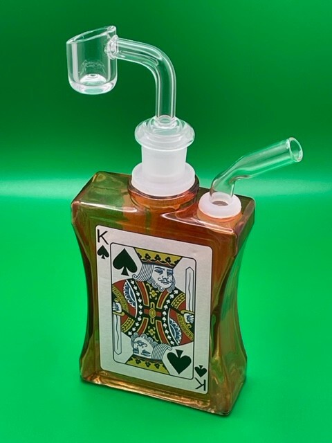 Juice Box Heavy Glass TOBACCO Water Pipes w/Free 55mm 3 piece Grinder