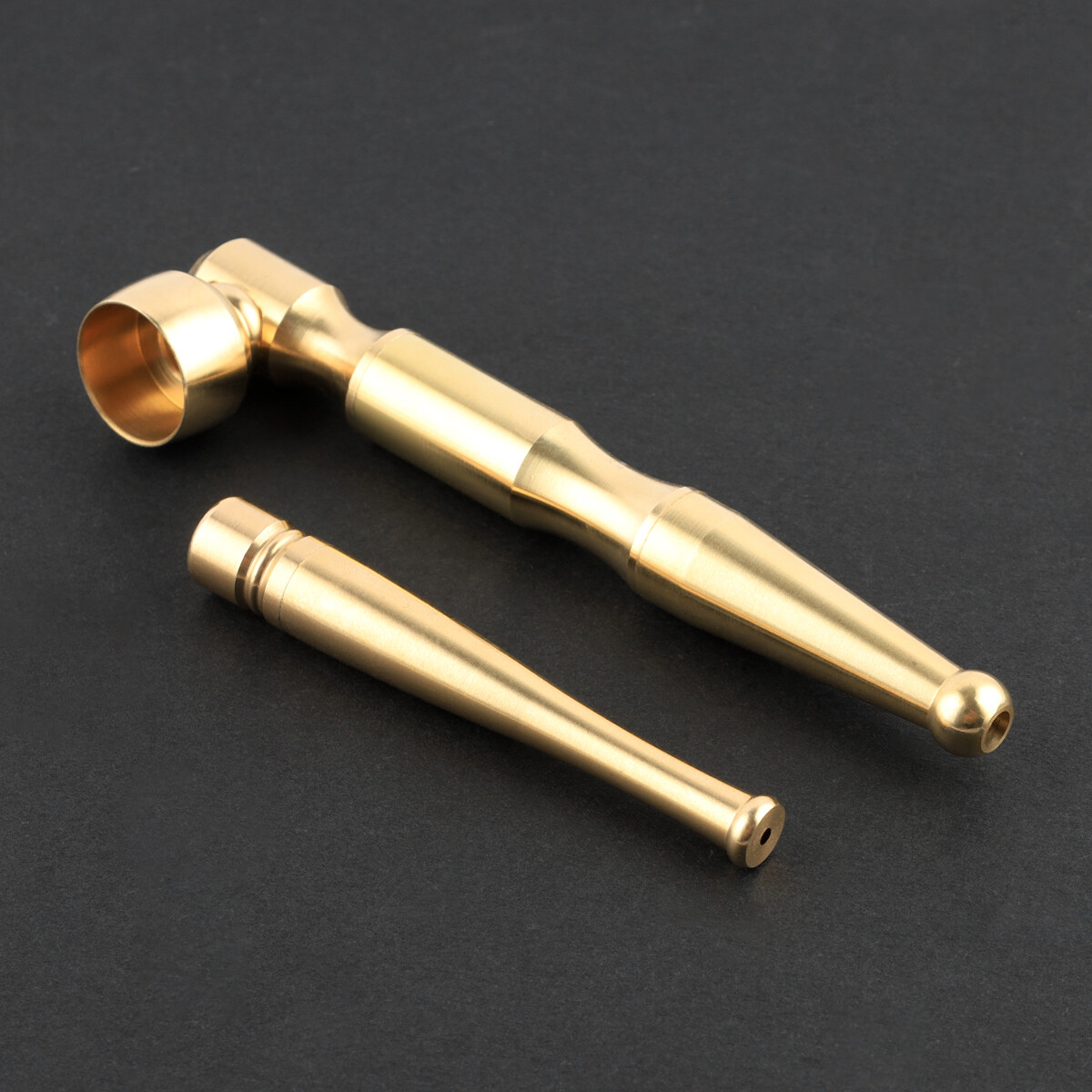 Portable Smoking Pipe Pure Copper Tradition Mini Tobacco Scoop Kit Men Gift 2025