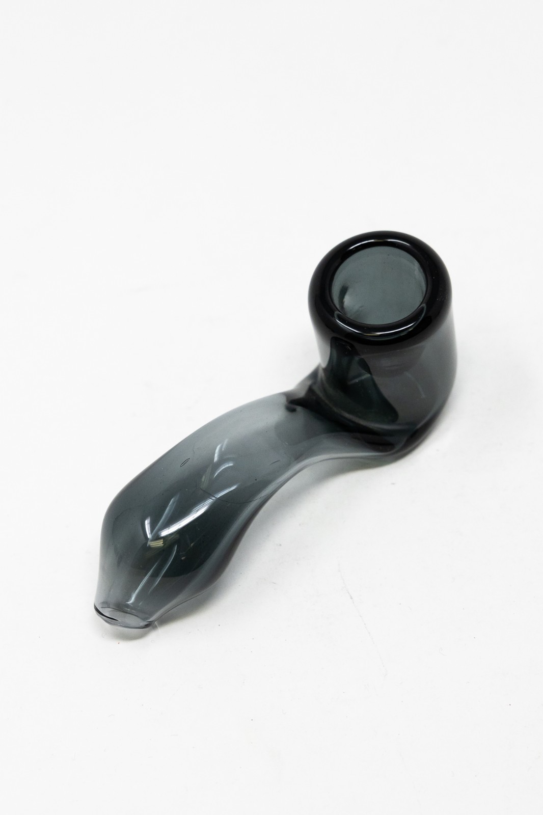 4&Prime; Collectible Black Sherlock TOBACCO Glass Handmade Smoking Pipe