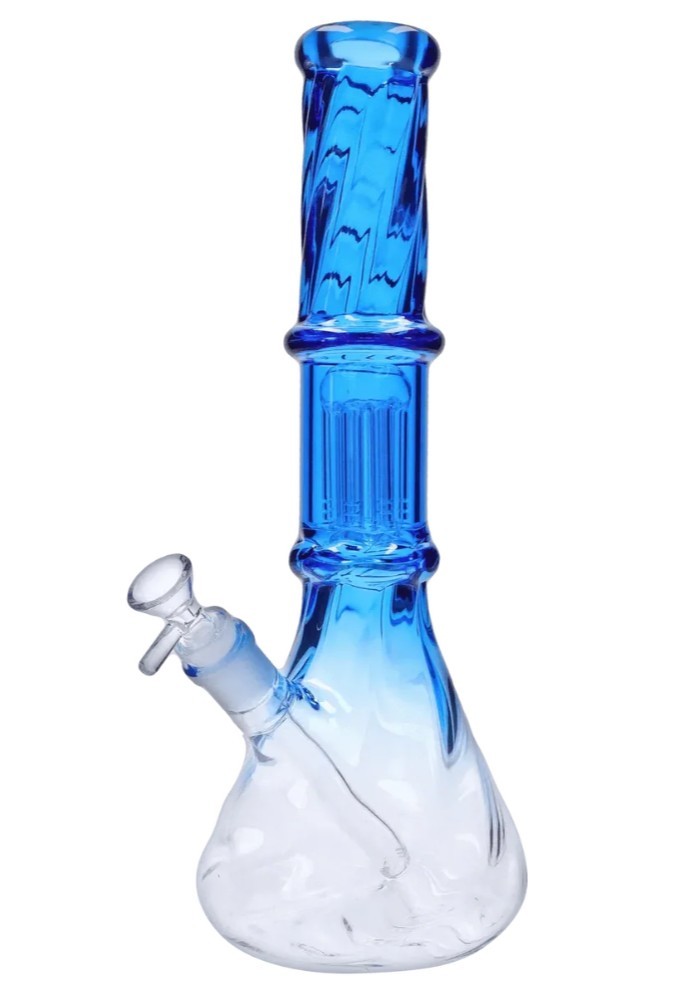 10&Prime; Color Twist Beaker Water Pipe F104