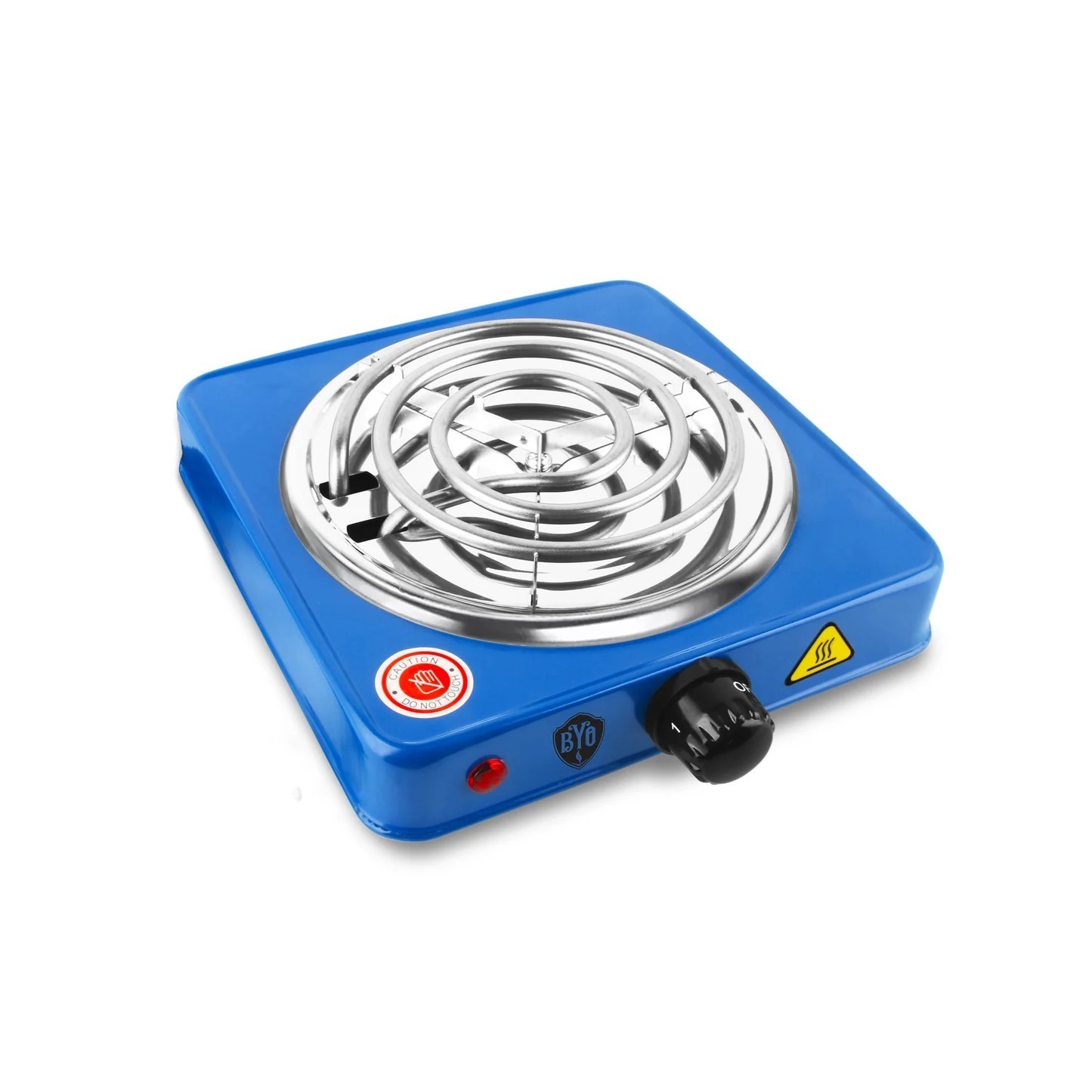 B.Y.O Hookah Charcoal Burner Hot Plate – 1000W Single Coil | Blue | Free Shipp