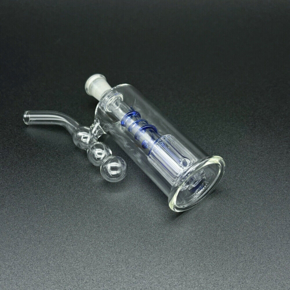 MINI 4&Prime; Glass Bong Smoke Water Pipe Bubbler Portable Hookah W/Tool Box Full set