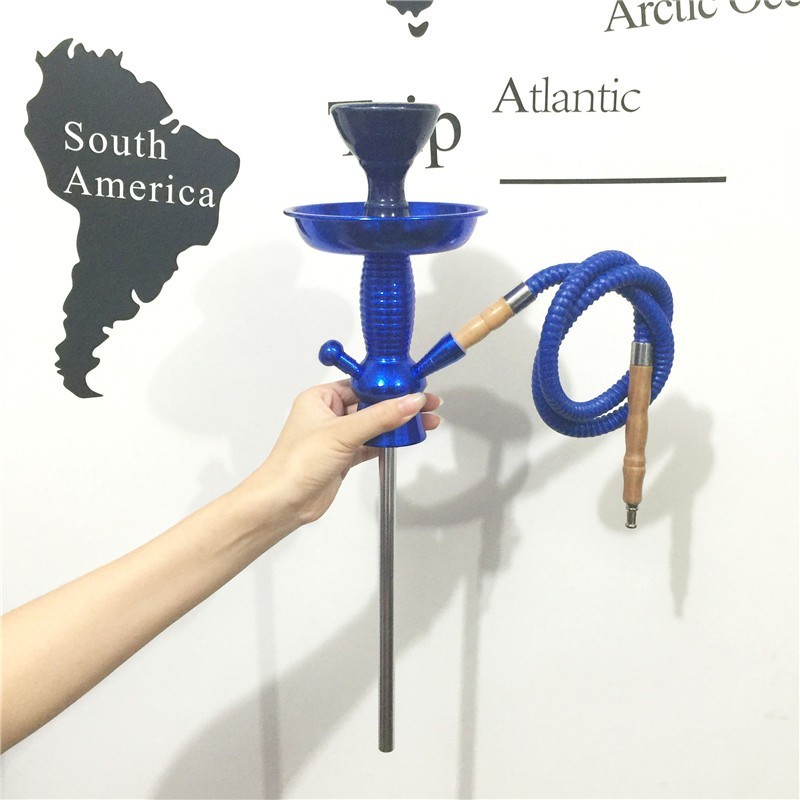 Shisha Narghile Champagne/Wine Bottle Top Hookah Stem Aluminum Smoking Pipe Suit
