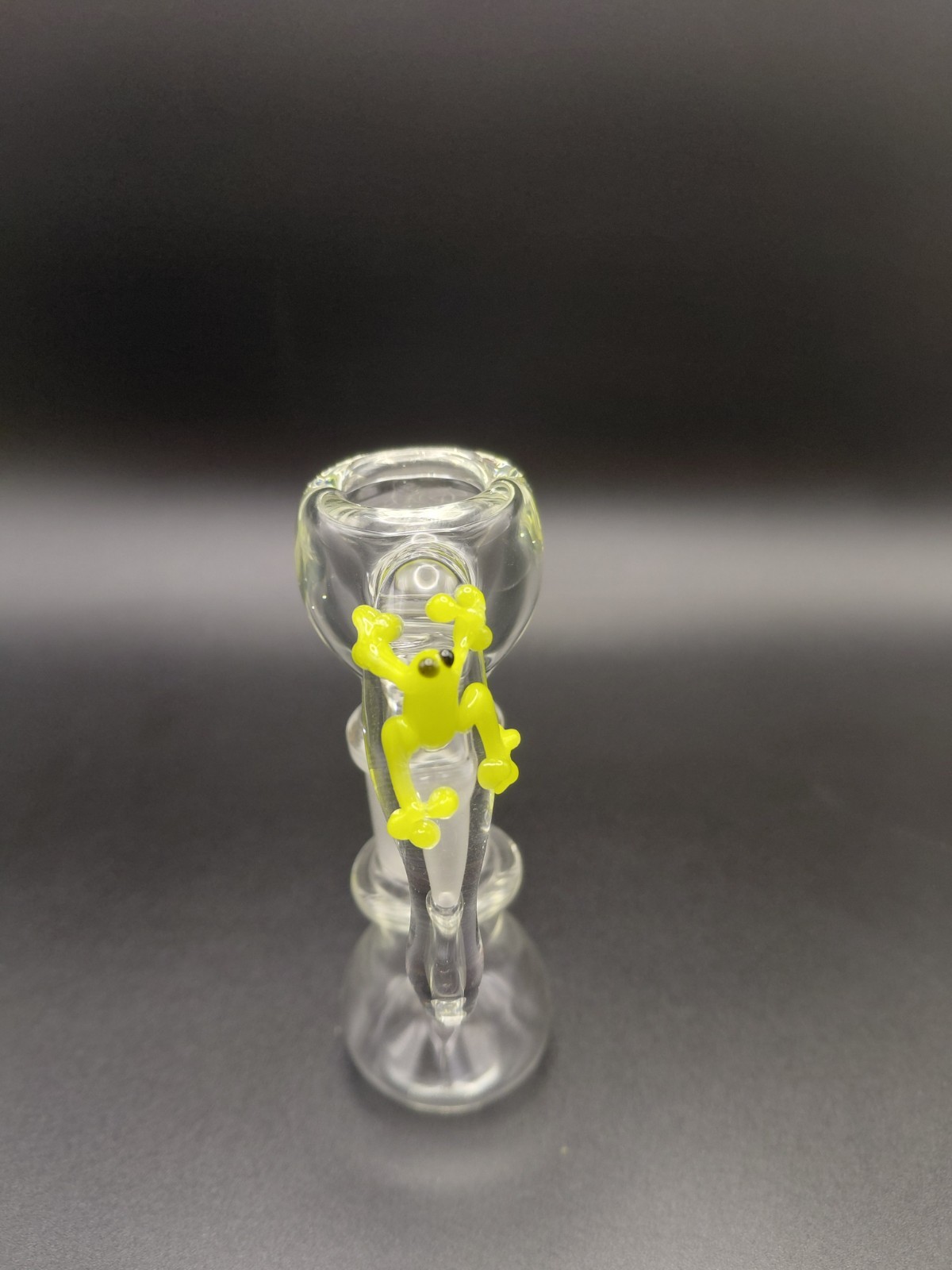 14mm Male Glass Bong Bowl Piece w Frog