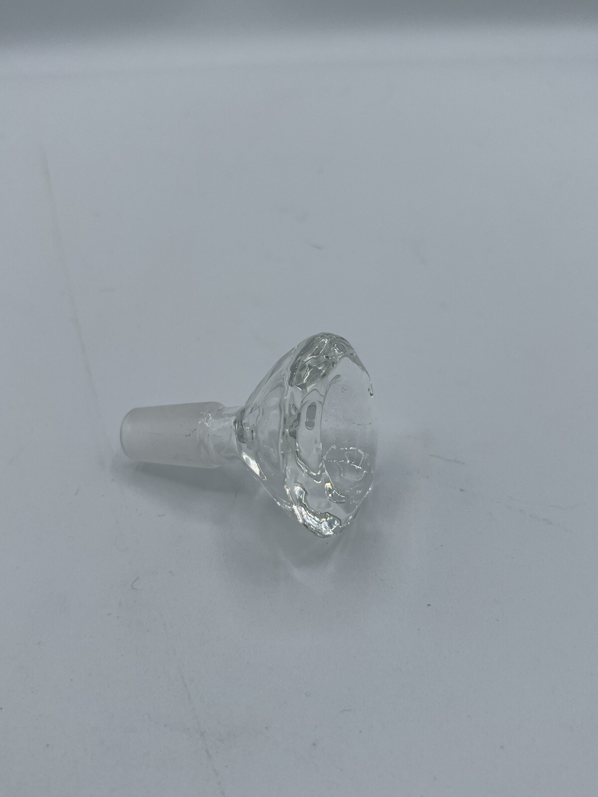 14MM Quality Clear Glass Diamond Replacement Tobacco Bong Bowl Holder Piece Wide