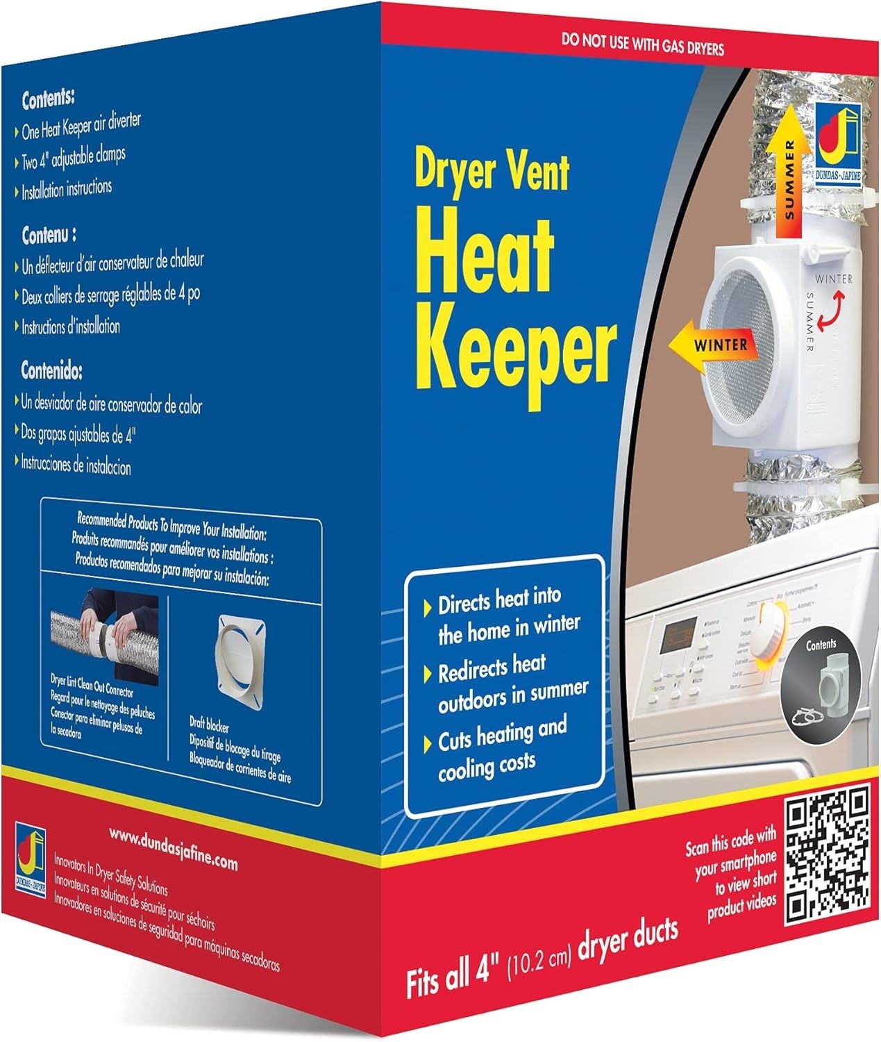 Efficient White Heat Keeper Kit with Safety Valve – Ideal for Warm Air Return