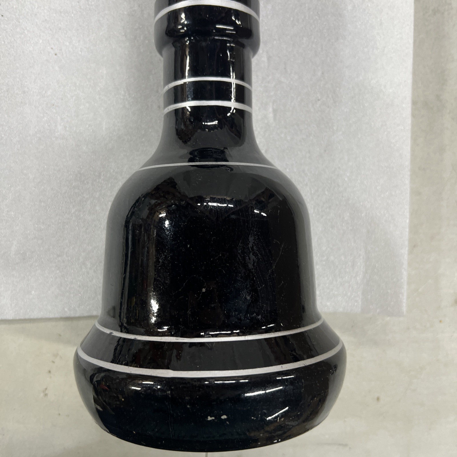 Black Hookah Shisha Water Pipe with Hose – No Bowl – For Part