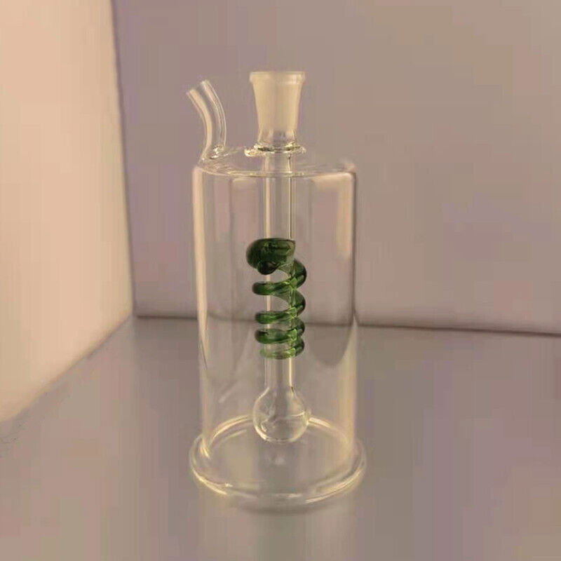 4.7inch Clear Portable Glass Bong Various Styles Water Pipe Bubbler+Tube & Bowl