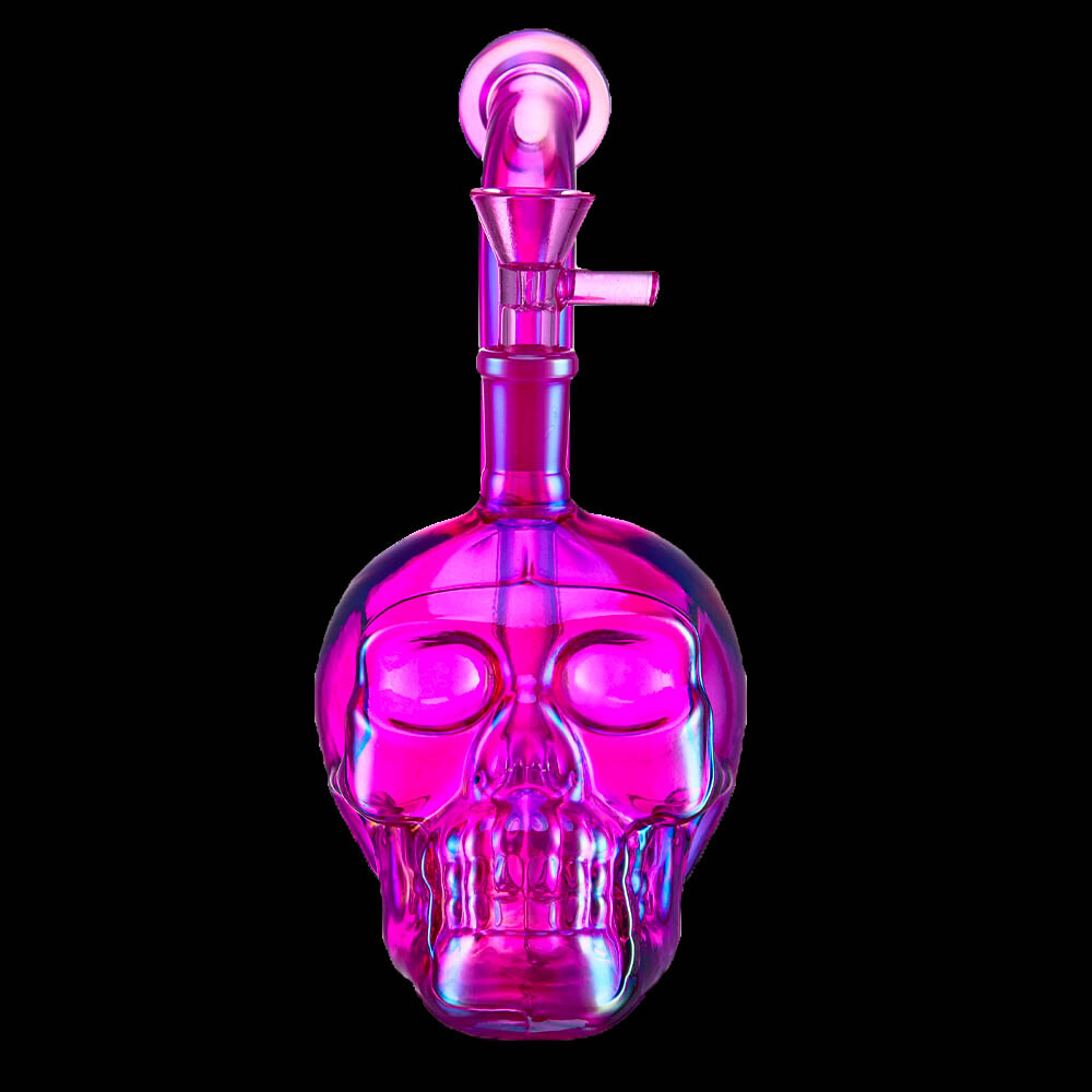 MONSTER Bong Skull Bong Glass Water Pipe Hookah HEADY Bong PINK Bong *USA*