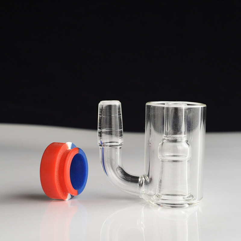 14mm 90° Glass Ash Catcher Glass Water Smoking Attachment for Hookah Water Pipes
