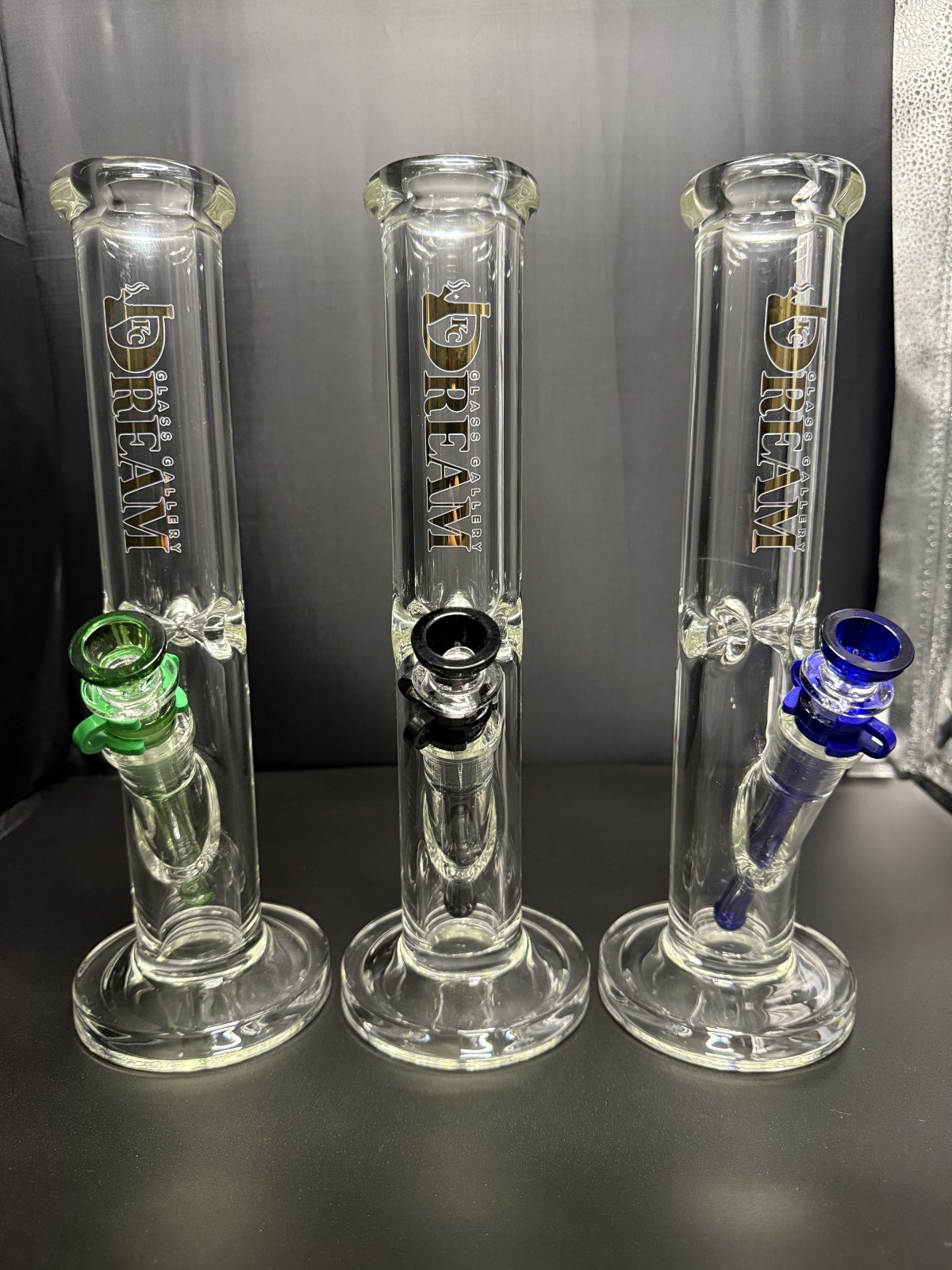 14” Hookah Water Pipe Straight 9mm Thick Wall Heavy Glass Bong