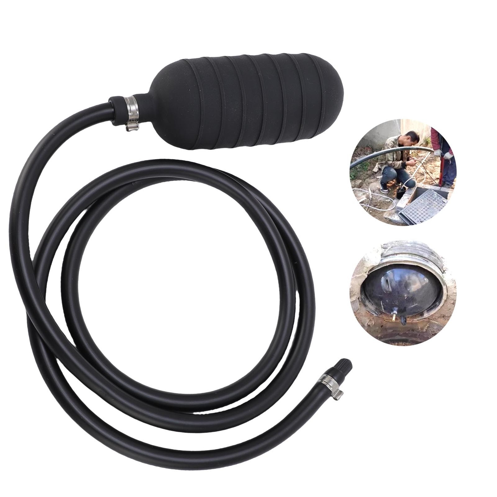 70mm Water Shut Off Airbag PVC Inflatable Pipe Plug Closed Water Test Airbagˇ
