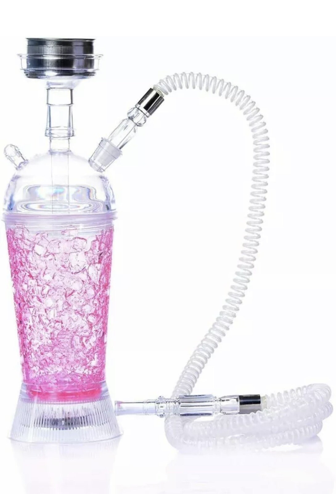 Buy One Get OneFree Portable Shisha Pipe Hookah LED Acrylic Different Color