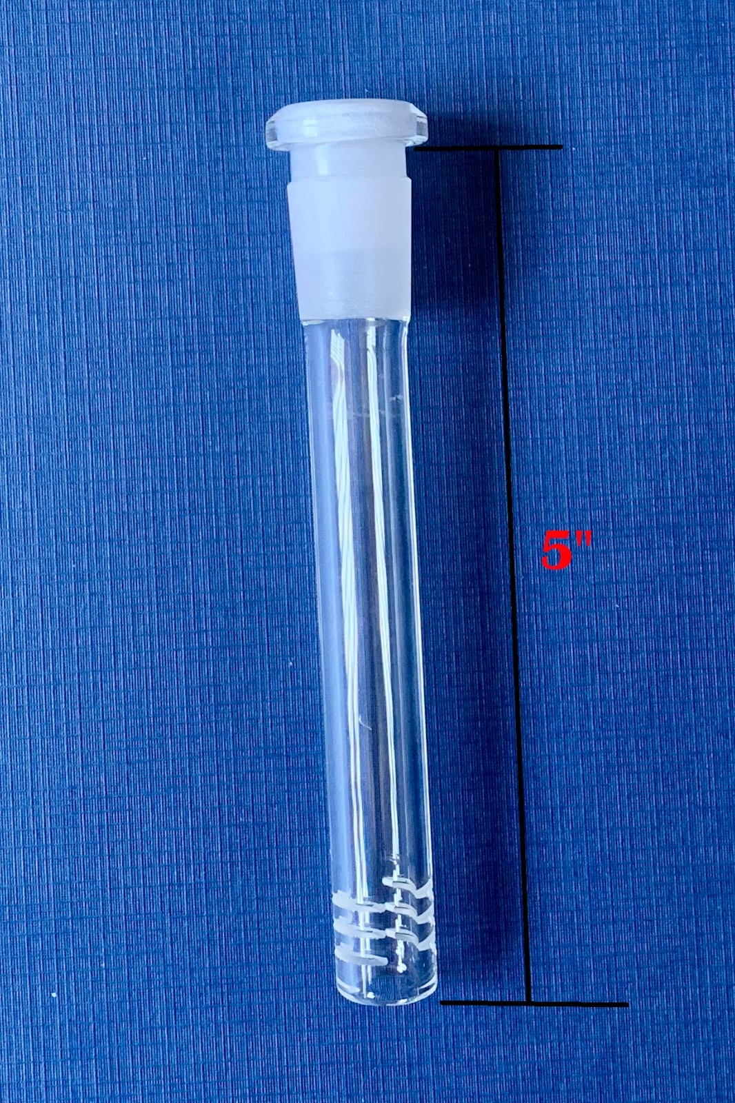 5 inch 14mm/18mm Glass Hookah Water Pipe Low Profile Diffused Downstem