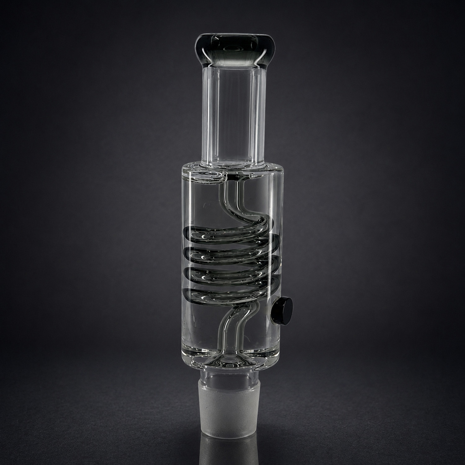 15&Prime; Detachable Glycerin Coil Freeze Water Pipe Bong Percolator 14mm Glass Bowl