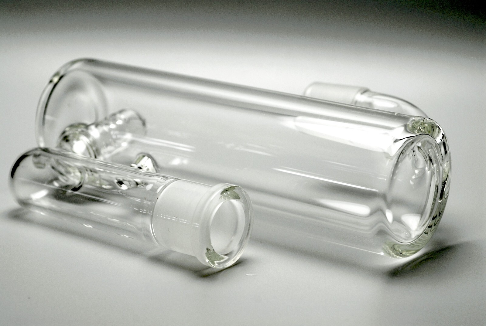 18mm 45°/Male & 90°/Female 6.25&Prime; High Inline Ash Catcher Smoking Bong Bubbler
