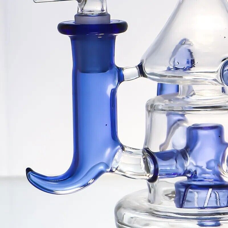 NEW Tornado Hookah Percolator Smoking Pyrex Glass Water Pipe Bong Bubbler W/Bowl
